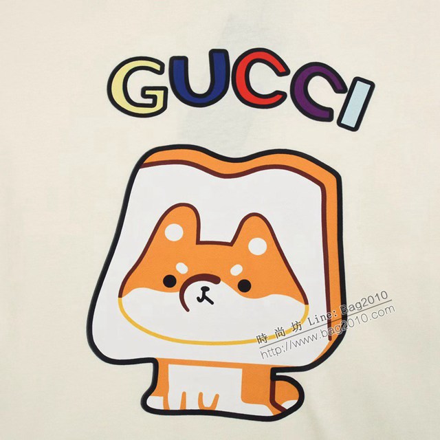 Gucci古奇專櫃古馳2023SS新款印花T恤 男女同款 tzy2769